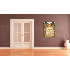 Obraz na plátne SNÍVANIE – Alfons Mucha | rôzne rozmery (reprodukcia 50x70 cm) vyobraziť