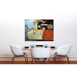 Obraz na plátne NATURA MORTE VIVENTE – Salvador Dalí | rôzne rozmery (reprodukcia 60x80 cm) vyobraziť