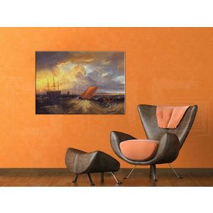 Obraz na plátne SHEERNESS VISTA DAL NORE – William Turner | rôzne rozmery (reprodukcia 100x70 cm) vyobraziť