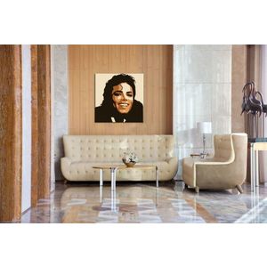 Ručne maľovaný POP Art obraz Michael Jackson | rôzne rozmery (POP ART obrazy) vyobraziť
