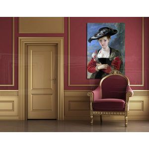 Obraz na plátne LE CHAPEAU DE PAILLE – Peter Paul Rubens | rôzne rozmery (reprodukcia 50x30 cm) vyobraziť
