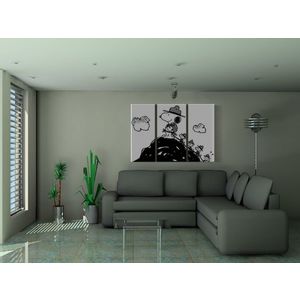 Ručne maľovaný POP Art obraz SNOOPY | rôzne rozmery (pop art snoopy) vyobraziť