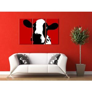 Ručne maľovaný POP Art obraz Cow | rôzne rozmery (POP ART obrazy) vyobraziť