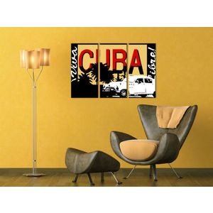 Ručne maľovaný POP Art obraz Cuba | rôzne rozmery (POP ART obrazy) vyobraziť