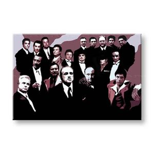 Ručne maľovaný POP Art obraz The MAFIA Family | rôzne rozmery (POP ART obrazy) vyobraziť
