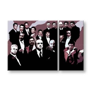 Ručne maľovaný POP Art obraz The MAFIA Family | rôzne rozmery (POP ART obrazy) vyobraziť