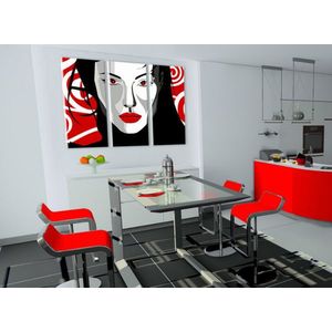 Ručne maľovaný POP Art obraz Nice WOMAN | rôzne rozmery (POP ART obrazy) vyobraziť