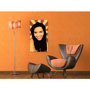 Ručne maľovaný POP Art obraz The Girl | rôzne rozmery (POP ART obrazy) vyobraziť