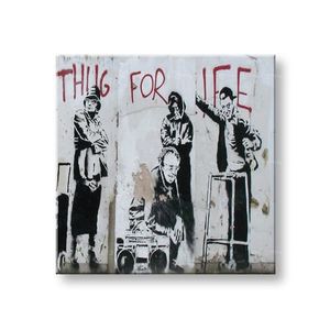 Obraz na plátne Street ART – Banksy | rôzne rozmery (moderné obrazy na stenu) vyobraziť