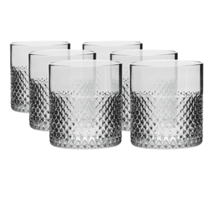 Poháre na whisky/vodu, set 6 ks, 200 ml, dymové sklo, AVEIRO TYP 1 vyobraziť