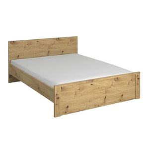 KONDELA Airon 160 posteľový rám dub artisan vyobraziť