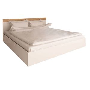 KONDELA Gabriela 160 posteľový rám biela / dub artisan vyobraziť