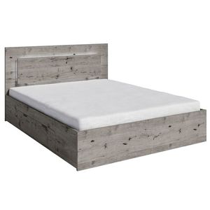 KONDELA Togos posteľový rám s led osvetlením 160x200 cm dub welington vyobraziť