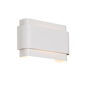Priemyselná nástenná lampa biela 2-žiarovková - Coen vyobraziť