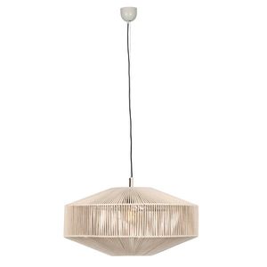 Japandi hanglamp bruin touw 61cm - Svea vyobraziť