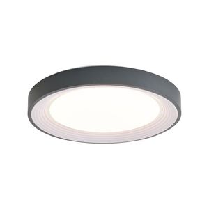 Moderné stropné svietidlo sivé s bielou farbou 48 cm vrátane LED stmievateľné RGB - Kanton vyobraziť