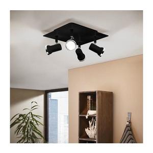 Eglo 780428 - LED Kúpeľňové bodové svietidlo BABILONE 4xGU10/3W/230V IP44 čierna vyobraziť