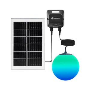B.V. -LED RGB Solárny luster MESH 20W/3, 7V 4000 mAh 2700K-6500K IP65 pr. 20 cm vyobraziť