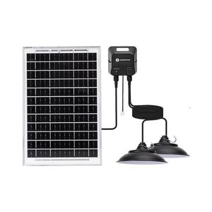 B.V. - LED Solárny luster so senzorom 2xLED/35W/12V 6000 mAh 6500K pr. 15 cm vyobraziť
