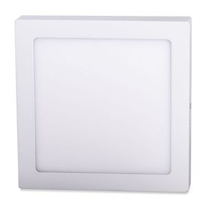 T-LED Biely prisadený LED panel hranatý 220 x 220mm 18W Farba svetla: Teplá biela 10277 vyobraziť