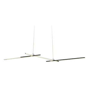 LED závesné svietidlo v striebornej farbe Thasos – Candellux Lighting vyobraziť