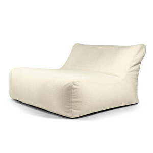Krémovobiely sedací vak z textílie buklé Sofa Lounge – SLOWDOWN vyobraziť