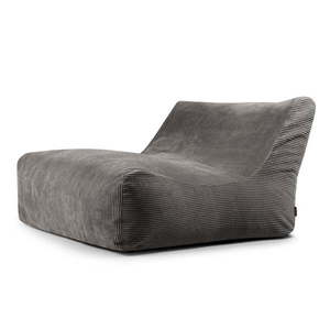 Tmavosivý menčestrový sedací vak Sofa Lounge – SLOWDOWN vyobraziť