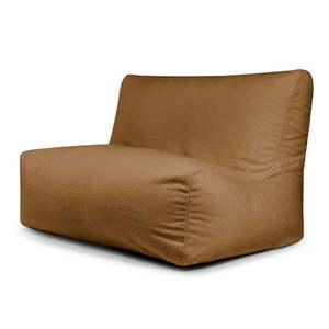 Hnedý sedací vak z textílie buklé Sofa Seat Lounge – SLOWDOWN vyobraziť