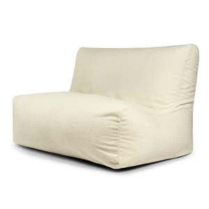 Krémovobiely sedací vak z textílie buklé Sofa Seat Lounge – SLOWDOWN vyobraziť