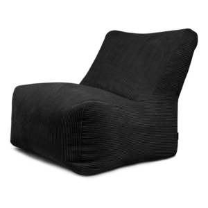 Čierny menčestrový sedací vak Seat 100 Lounge – SLOWDOWN vyobraziť