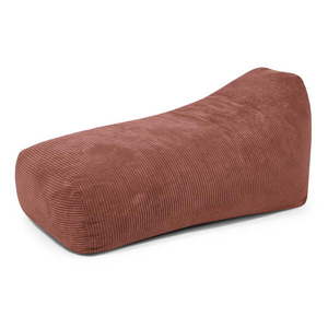 Menčestrový sedací vak v tehlovej farbe Snug Long 140 – SLOWDOWN vyobraziť