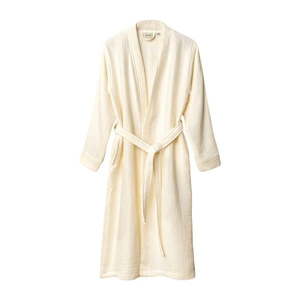 Krémový mušelínový župan veľkosť L/XL Kimono – Foutastic vyobraziť