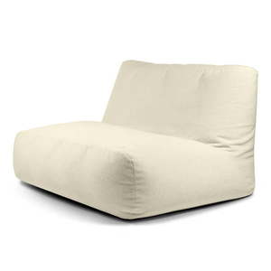 Krémovobiely sedací vak z textílie buklé Sofa Tube – SLOWDOWN vyobraziť