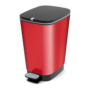 Červený pedálový plastový odpadkový kôš 25 l Chic Bin – KIS vyobraziť
