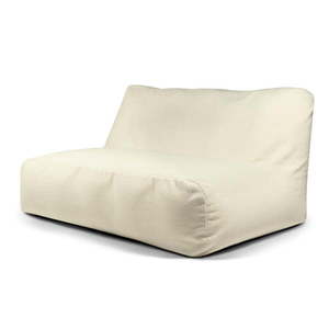 Krémový sedací vak z textílie buklé Sofa Tube 160 – SLOWDOWN vyobraziť