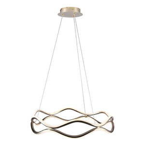 Mosadzné LED závesné svietidlo ø 50 cm Vave – Candellux Lighting vyobraziť