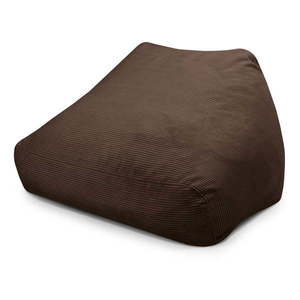 Tmavohnedý menčestrový sedací vak Sofa Snug – SLOWDOWN vyobraziť