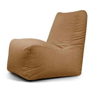 Hnedý sedací vak z textílie buklé Seat Lounge – SLOWDOWN vyobraziť