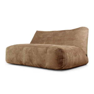 Hnedý menčestrový sedací vak Sofa Tube 160 – SLOWDOWN vyobraziť