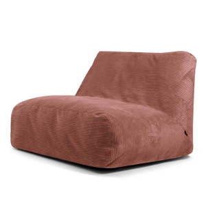 Menčestrový sedací vak v tehlovej farbe Sofa Tube – SLOWDOWN vyobraziť