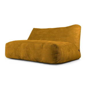 Menčestrový sedací vak v horčicovej farbe Sofa Tube 160 – SLOWDOWN vyobraziť