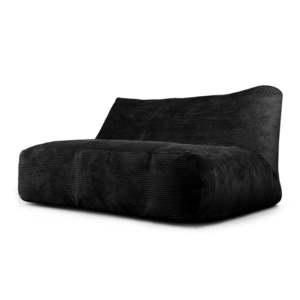 Čierny menčestrový sedací vak Sofa Tube 160 – SLOWDOWN vyobraziť