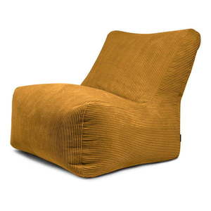 Menčestrový sedací vak v horčicovej farbe Seat 100 Lounge – SLOWDOWN vyobraziť