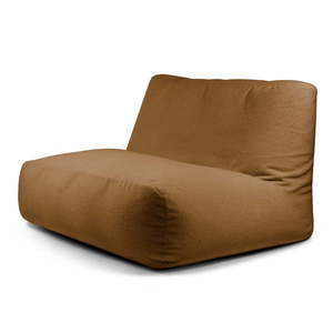 Hnedý sedací vak z textílie buklé Sofa Tube – SLOWDOWN vyobraziť