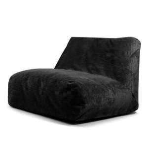 Čierny menčestrový sedací vak Sofa Tube – SLOWDOWN vyobraziť