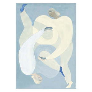 Plagát 70x100 cm Hold You - Blue – The Poster Club vyobraziť