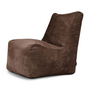 Tmavohnedý menčestrový sedací vak Seat Lounge – SLOWDOWN vyobraziť