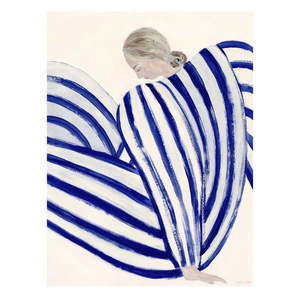 Plagát 30x40 cm Blue Stripe at Concorde – The Poster Club vyobraziť