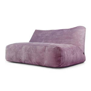 Fialový menčestrový sedací vak Sofa Tube 160 – SLOWDOWN vyobraziť