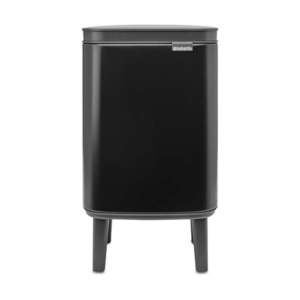 Matne čierny oceľový odpadkový kôš 4 l Bo Hi – Brabantia vyobraziť